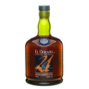 rhum el dorado demerara special reserve 21y cl.70 astucciato nuova