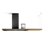 Elica Bio Island Nero 120cm
