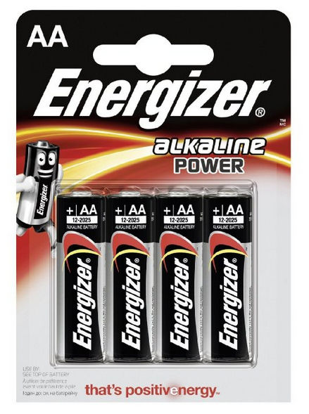 Energizer Alkaline Power AA 4 pz