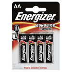 Energizer Alkaline Power AA 4 pz