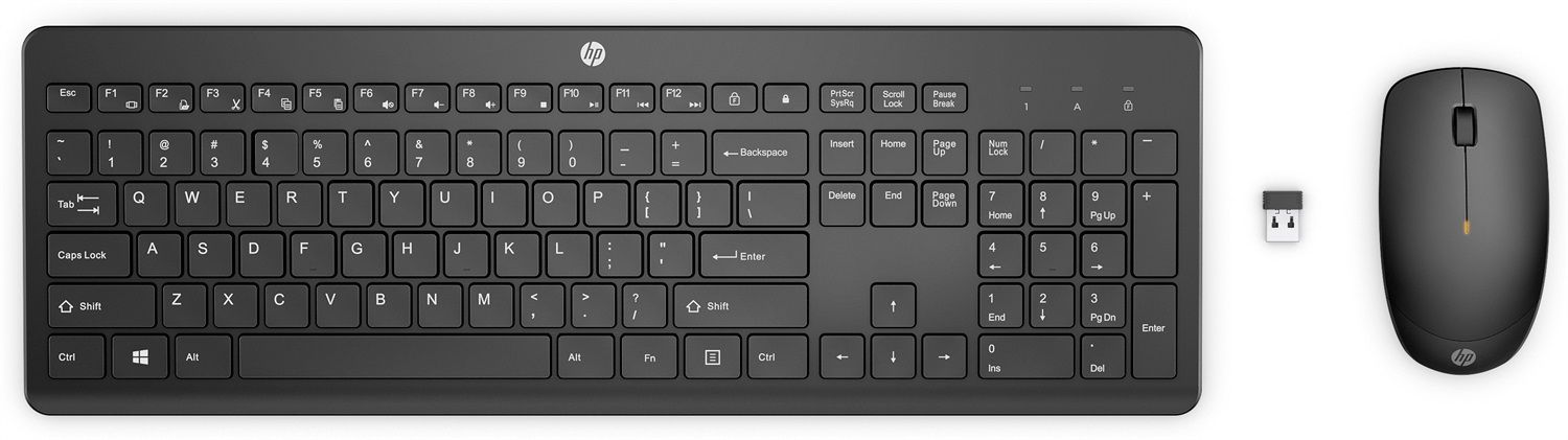 HP Tastiera e mouse wireless 235