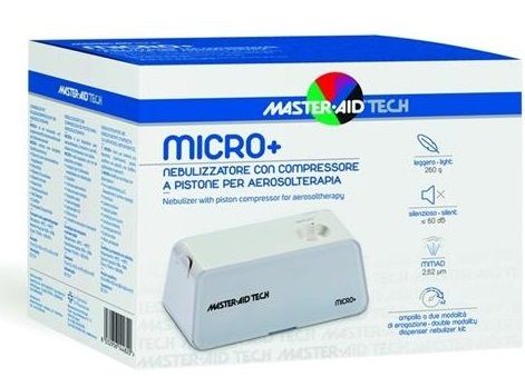 Pietrasanta Pharma Master-Aid Apparecchio per aerosolterapia Micro+