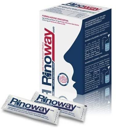 Envicon Medical Rinoway Sali per Irrigazione Nasale Isotonici Bustine 15 bustine