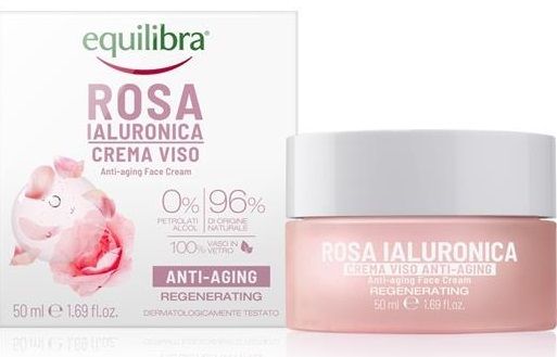Equilibra Rosa Ialuronica Crema Viso Anti-Aging 50ml