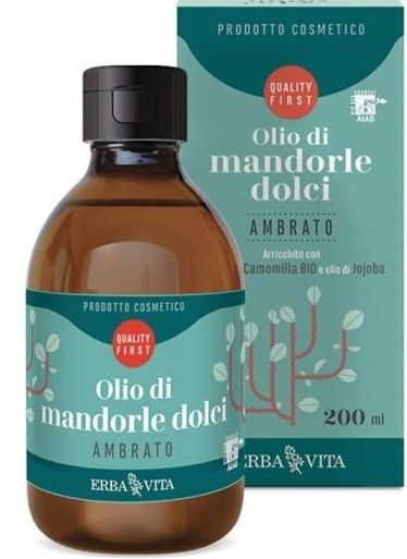 Erba Vita Olio di Mandorle Dolci 200ml Ambrato