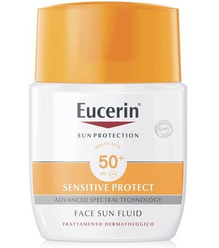 Eucerin Sensitive Protect Sun Fluido Viso SPF50+ 50ml