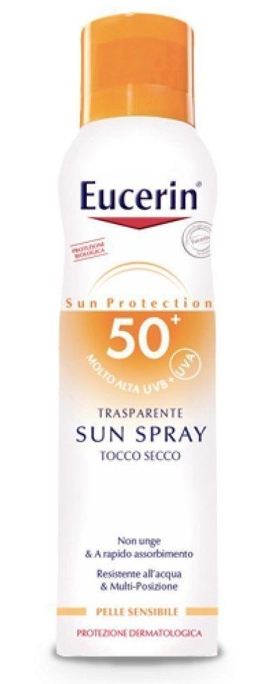 Eucerin Sensitive Protect Sun Spray Transparent Dry Touch SPF50 200ml