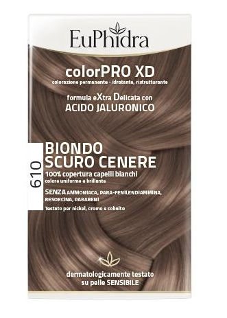 EuPhidra Colorpro XD Colorazione 610 Biondo Scuro Cenere