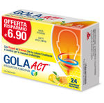 F&F Gola Act 24 Compresse Miele e Limone