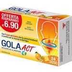 F&F Gola Act 24 Compresse Miele e Arancia