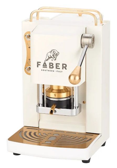 Macchina Caffè Faber Slot Plast - Per Cialde ESE 44mm, Bianco, Con Pressacialda In Ottone - Foto 8