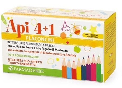 Farmaderbe Api 4+1 Flaconcini 10 flaconcini