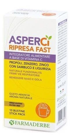 Farmaderbe Asper Ci Ripresa Fast 10 bustine