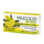 Farmaderbe Mucolid Bronc 24 Caramelle Salvia e Limone