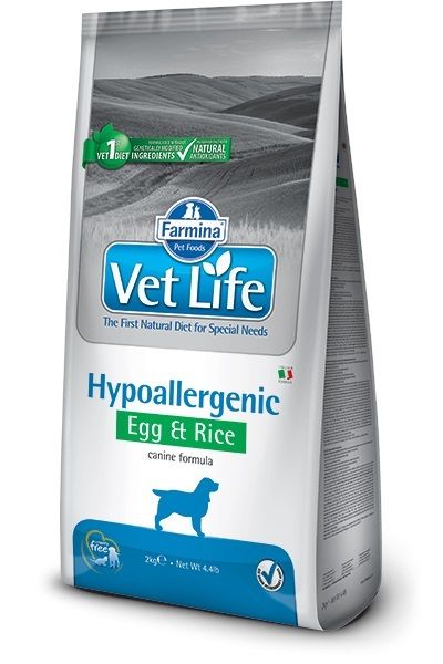Farmina Vet Life Hypoallergenic Adult Cane (Uova e Riso) - secco 12kg