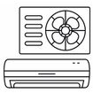 Ferroli Giada dual split 9000+9000 btu