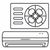 Ferroli Giada mono split 18000 btu