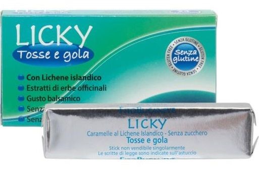Fitobucaneve Licky Tosse e Gola Caramelle Senza Zucchero 24 caramelle