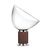 Flos Taccia Small lampada LED da tavolo Bronzo