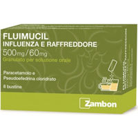 Zambon Fluimucil Influenza e Raffreddore 8 bustine