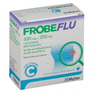 Mylan Frobeflu 20 compresse effervescenti 330mg+200mg