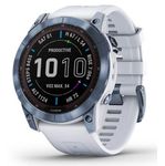 Garmin Fenix 7X Sapphire Solar Bianco