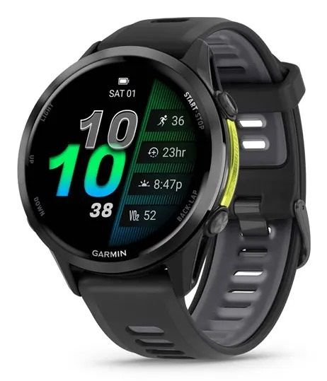 Garmin Forerunner 970 Carbon grey titanium black/translucent whitestone