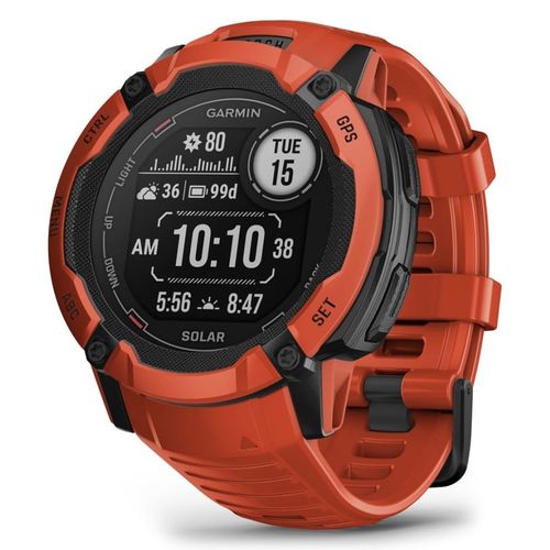 Garmin Instinct 2X Solar Rosso