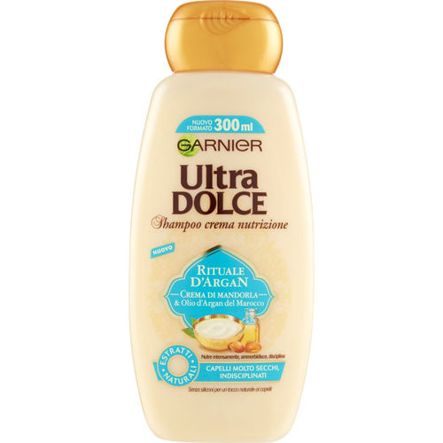 Garnier Ultra Dolce Rituale d'Argan Shampoo Crema Nutrizione 300ml