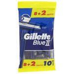 Gillette Blue II - Rasoio 8+2 pezzi