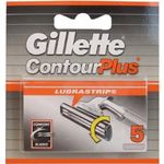 Gillette Contour Plus lamette di ricambio 5 pezzi