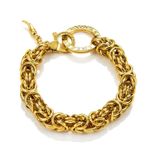 Giovanni Raspini Bracciale Bizantina Argento Dorato