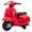 Globo Giocattoli Moto elettrica Vespa GTS Rosso