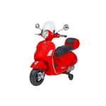 Globo Giocattoli Moto elettrica Vespa GTS Super Rosso