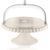 Guzzini Tiffany alzata con campana piccola Bianco