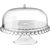 Guzzini Tiffany alzata con campana Trasparente