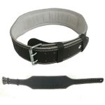 Gym Power Cintura per Sollevamento Pesi in Cuoio 10cm L