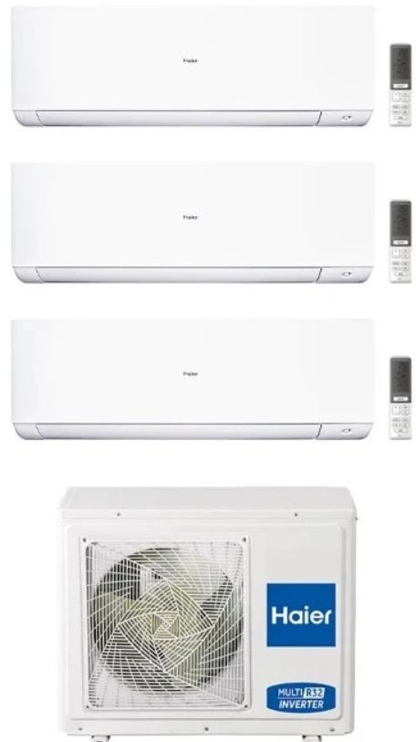 Haier Expert trial split 7000+7000+9000 btu