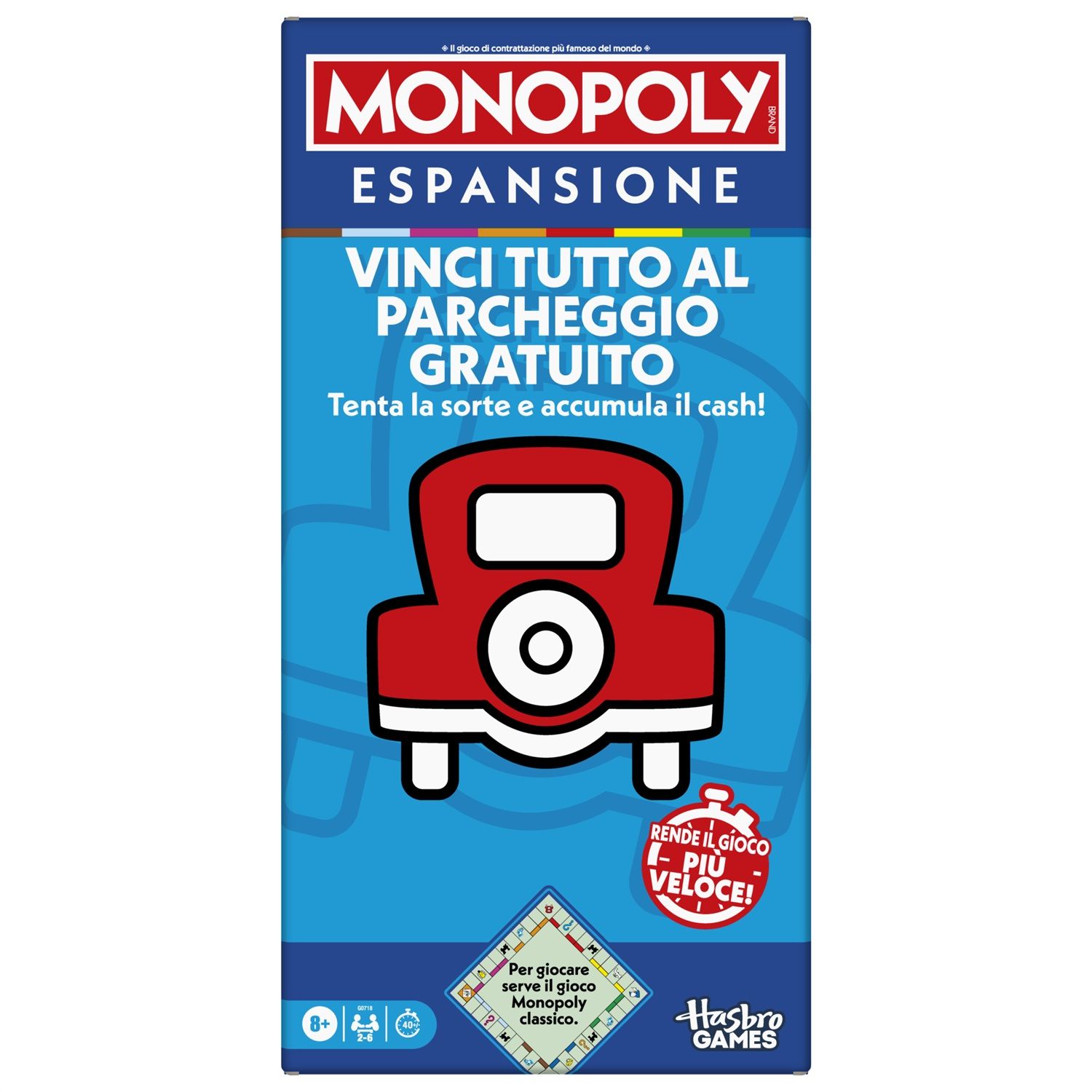 Hasbro Gaming Monopoly Deal Jeu de Cartes Familial Voyage (dès
