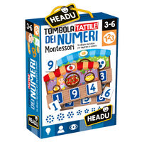 Headu Tombola Tattile dei Numeri Montessori
