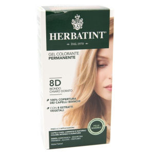Herbatint Gel Colorante Permanente 8D Biondo Chiaro Dorato
