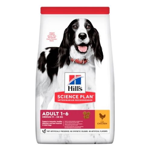 Hill's Science Plan Adult Medium Cane (Pollo) - secco 2.5kg