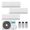Hisense Energy Pro X trial split 9000+9000+12000 btu