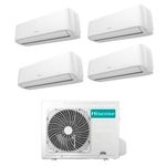 Hisense Hi Comfort quadri split 7000+7000+9000+12000 btu