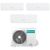 Hisense IQ Plus trial split 9000+9000+12000 btu