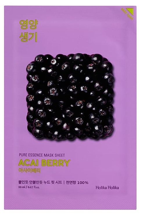 Holika Holika Pure Essence Mask Sheet Acai Berry