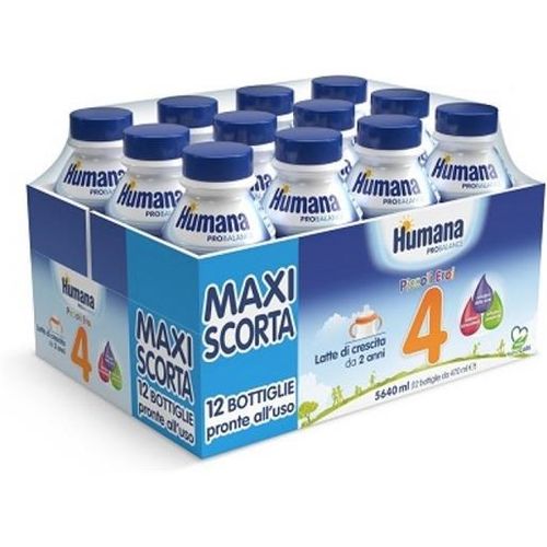 Humana 4 latte liquido 12x470ml