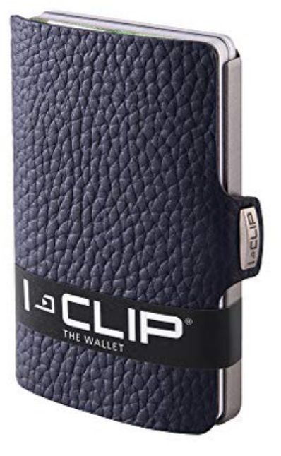 Moero Portafoglio Portafoglio Uomo I-CLIP Pelle Slim, Porta 12