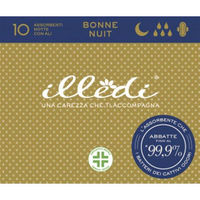 Illedi Bonne Nuite 10 Assorbenti Notte Ali