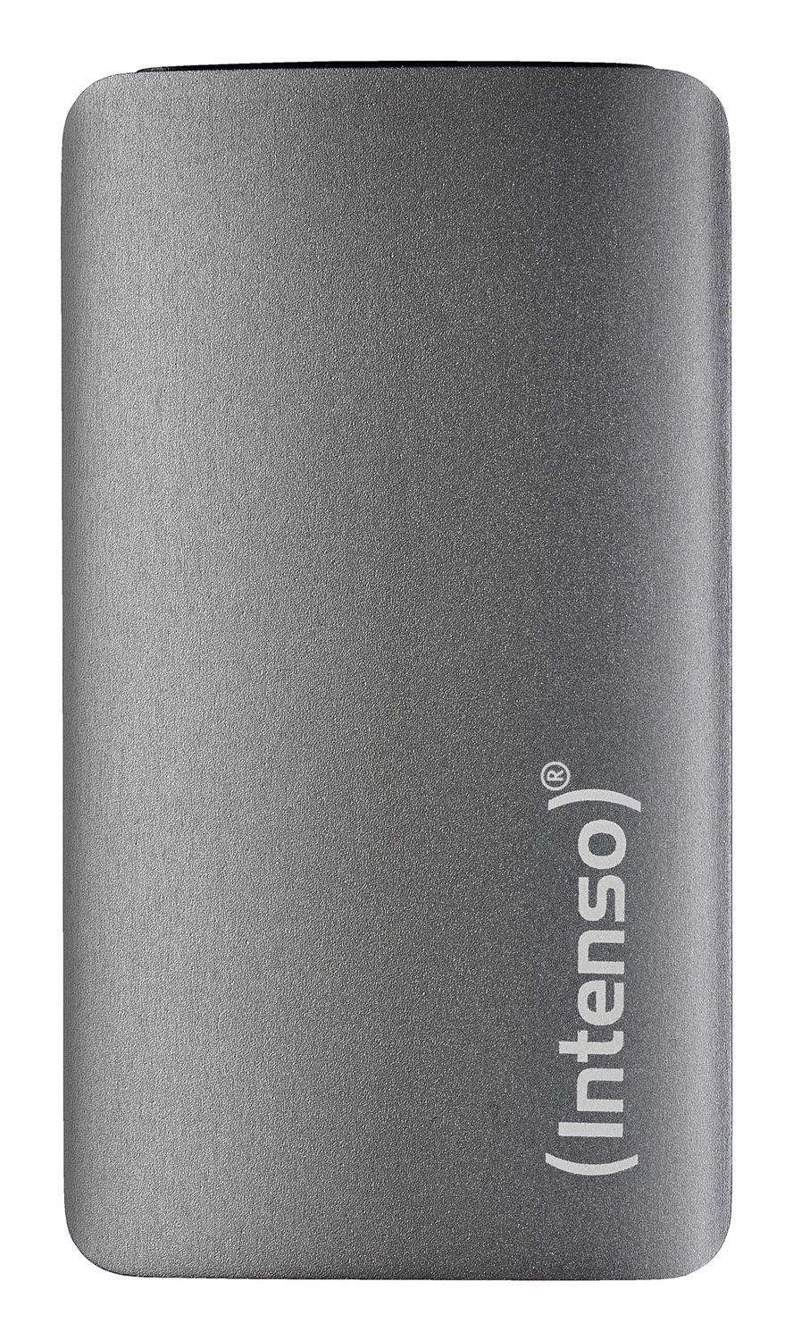 SSD Esterno Intenso TX100 500 GB – USB 3.2 Fino A 500 MB/s, Superficie Gommata, Cavi USB-C E USB-A Inclusi!